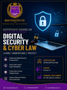 Certificate course on Digital Security & Cyber Law