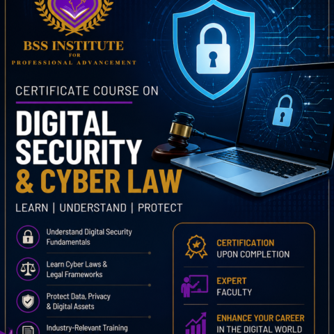 Certificate course on Digital Security & Cyber Law