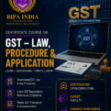 CERTIFICATE ON “GST – Law, Procedure & Application”.